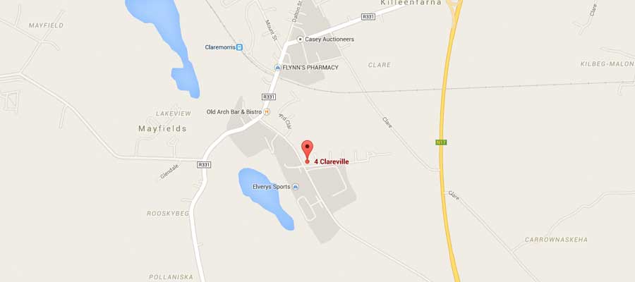 Claremorris Map